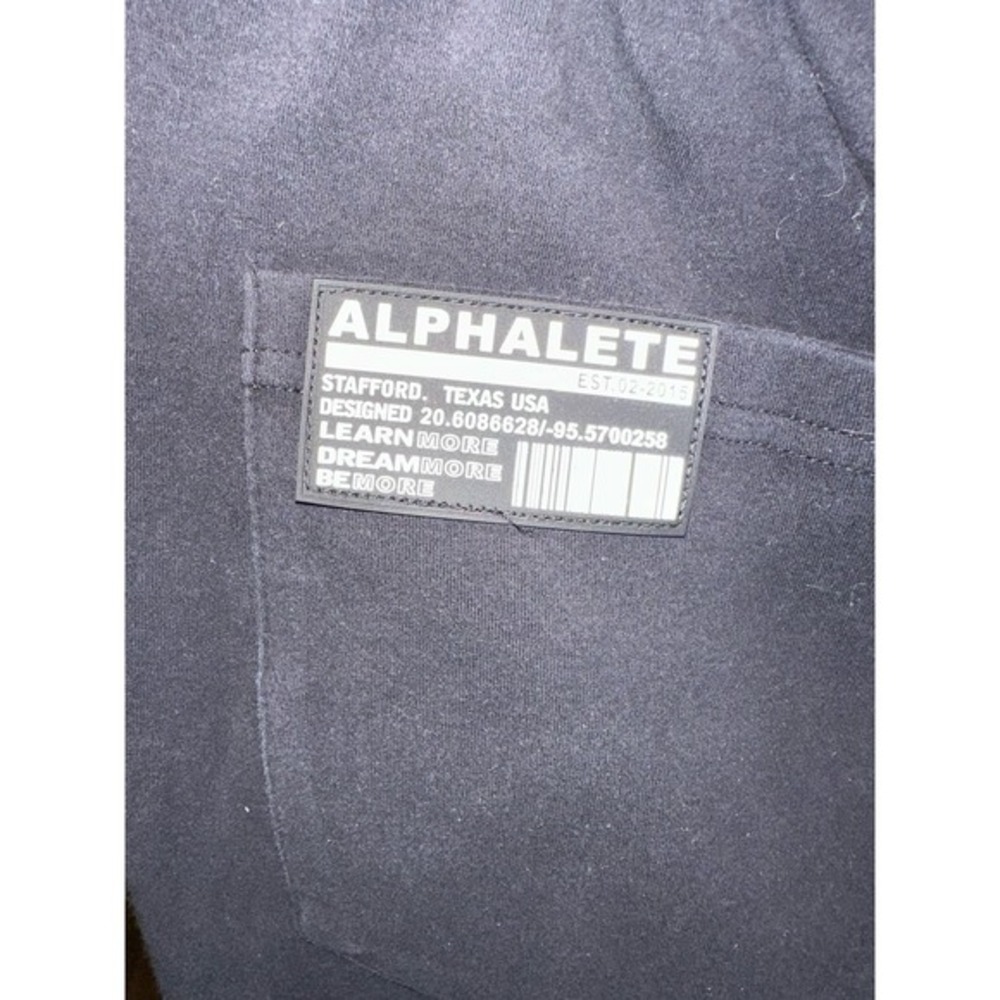 Alphalete Jogger Pants Large Black Mens Sweatpants Athletic‎ Gym Running - Picture 6 of 8